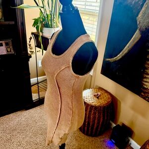 Ribbed tank top dress